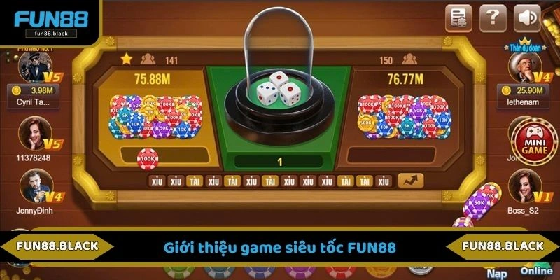 Giới thiệu game siêu tốc FUN88